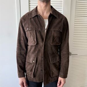 Brown Suede Men's Vince Jacket